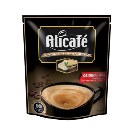 ALICAFE Tongkat Ali & Ginseng Original (30g x 10 Sachets)