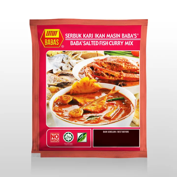 BABA'S Salted Fish Curry Mix 25g