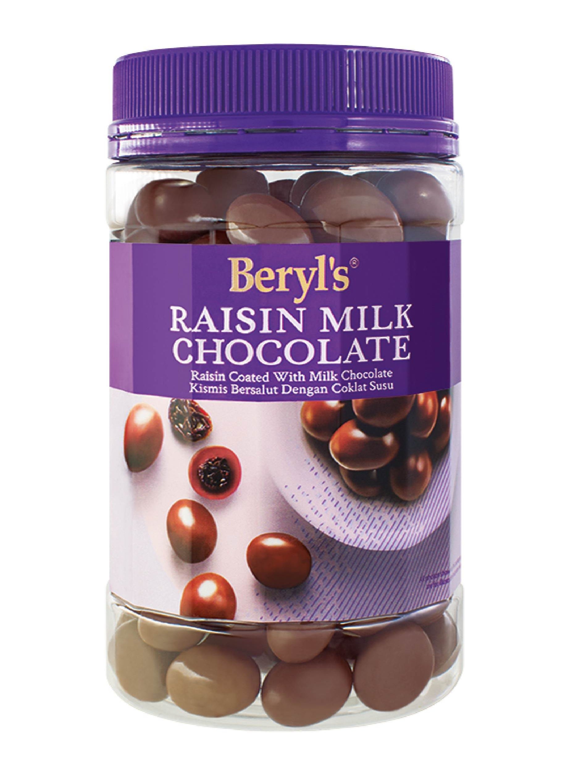 Beryl's Raisin Coated With Milk Chocolate 400g