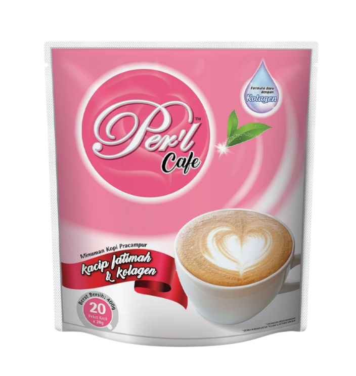 PER'L Kacip Fatimah & Collagen Cafe 400g (20g x 20 Sachets)