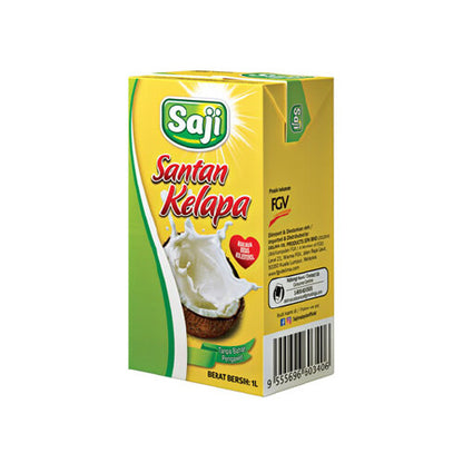 SAJI COCONUT MILK / SANTAN KELAPA 1L