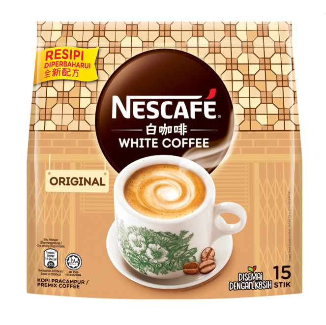 NESCAFE White Coffee Original 15 Stickpack 33g