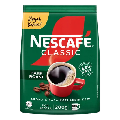 NESCAFE Classic Dark Roast Refill Pack 200g