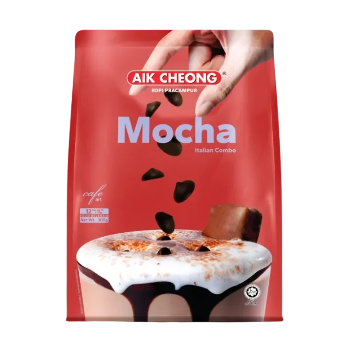 AIK CHEONG Cafe Art 3in1 Mocha 300g (25g x 12's)