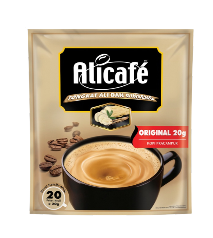 ALICAFE Tongkat Ali & Ginseng Original (20g x 20 Sachets)