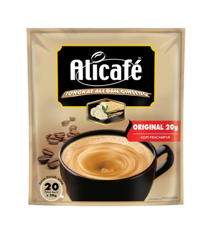 ALICAFE Tongkat Ali & Ginseng Original (20g x 20 Sachets)