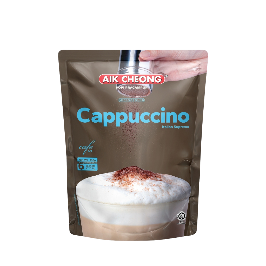 AIK CHEONG Cafe Art 3in1 Cappuccino 153g (25.5g x 6's)