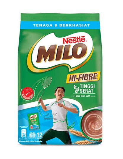 NESTLE MILO Activ-Go Hi-Fibre Stickpack 12 sticks x 30g