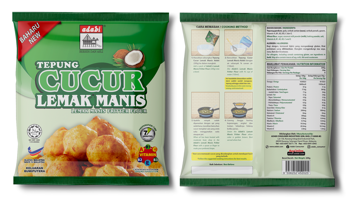 ADABI Tepung Cucur Lemak Manis 200g