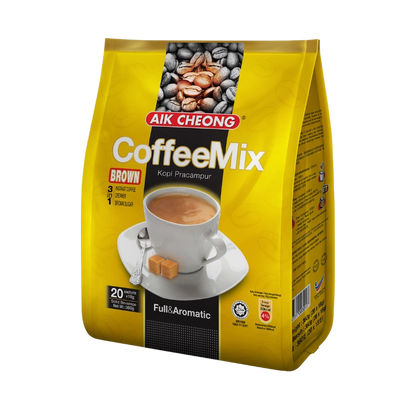 AIK CHEONG Coffee Mix 3in1 Brown 360g (18g x 20's)