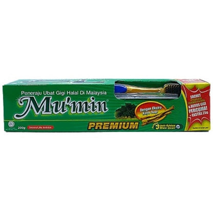 Mumin Toothpaste FOC 25g with Toothbrush (175g) - Kayu Sugi