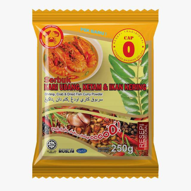 CAP O Shrimp, Crab & Dried Fish Curry Powder 250g