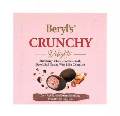 BERYL'S Crunchy Delights Strawberry Chocolate With Milk Chocolate 60g