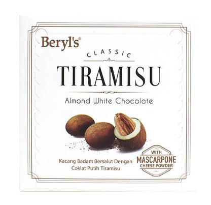 BERYL'S Classic Tiramisu Almond White Chocolate 65g