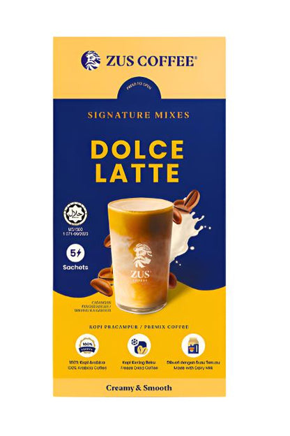 ZUS COFFEE Signature Mixes Dolce Latte 130g (26g x 5's)