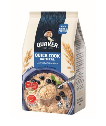 QUAKER Quick Cook Oatmeal Softpack 300g