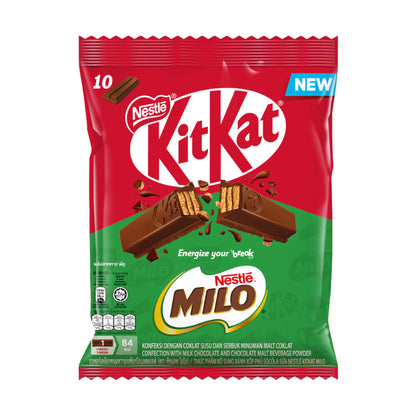 NESTLE KITKAT X MILO Chocolate 160g (10's x 16g)