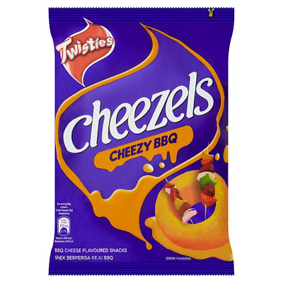 TWISTIES Cheezels Cheezy BBQ 60g