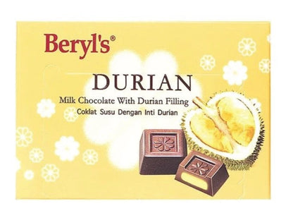 BERYL'S Snow Flower Durian With Milk Chocolate 60g