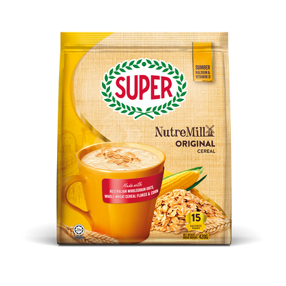 SUPER NUTREMILL Original Cereal 420g (15 Sachets)