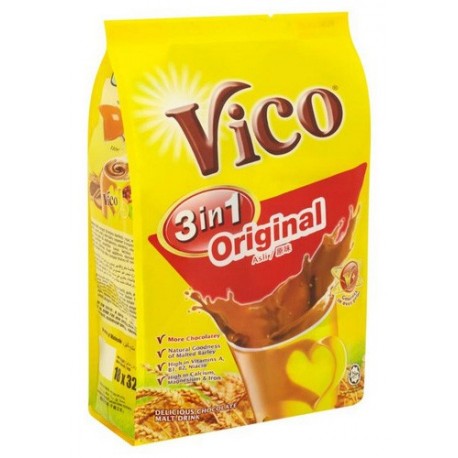 VICO 3in1 Original Chocolate Malt Drink (15's x 32g)